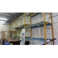 Pallet Racking Yellow 5x 42 in UR, 12 ft tall, 20x 9 ft Beams